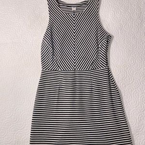 Black & White Striped Dress